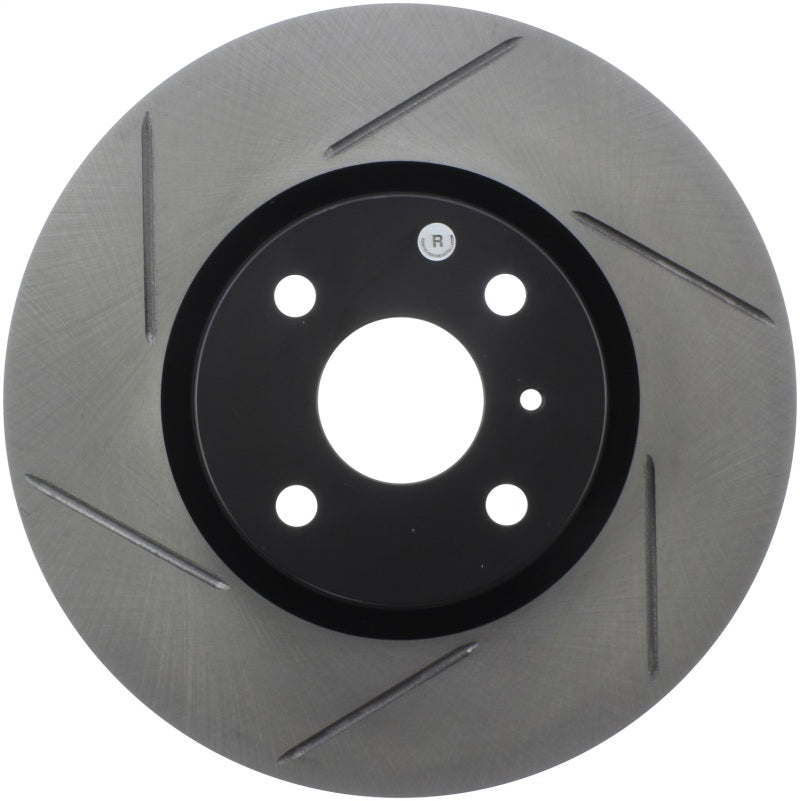 StopTech 16-18 Mazda Miata MX-5 Sport Slotted Front Right Rotor Stoptech Brake Rotors - Slotted  AXOPROS