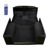 Rugged Ridge Deluxe Carpet Kit w/ Adhesive Black 97-06TJ Rugged Ridge Floor Mats Carpeted  AXOPROS