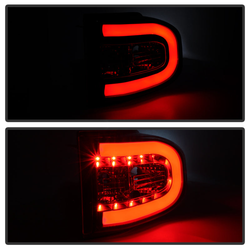 Spyder Toyota FJ Cruiser 07-13 Light Bar LED Tail Lights Black ALT-YD-TFJ07-LBLED-BK SPYDER Tail Lights  AXOPROS