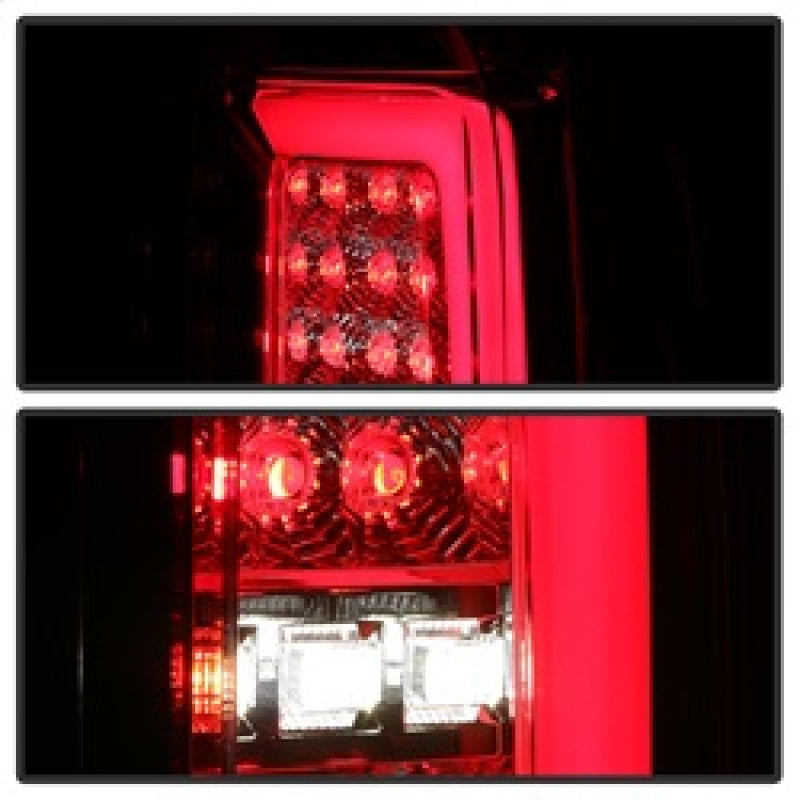Spyder Chevy Colorado 2015-2017 Light Bar LED Tail Lights - Red Clear ALT-YD-CCO15-LED-RC SPYDER Tail Lights  AXOPROS