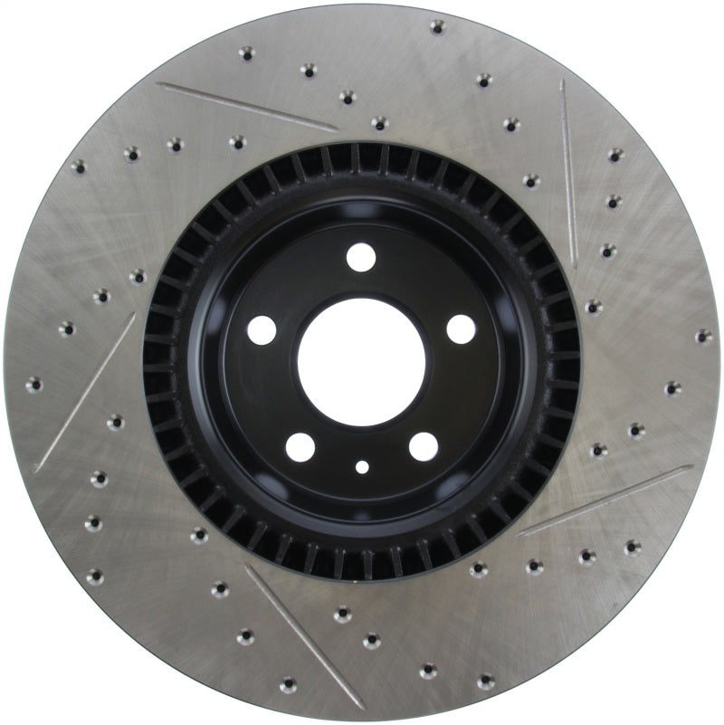 StopTech Slotted & Drilled Sport Brake Rotor Stoptech Brake Rotors - Slot & Drilled  AXOPROS