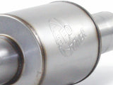 aFe Atlas Exhausts Mufflers Al Steel EXH Muffler 4 ID In/Out 8 Dia x 12L AL aFe Catback  AXOPROS