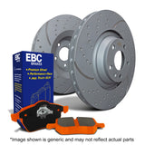 EBC S8 Brake Pad and Rotor Kit EBC Brake Rotors - Slot & Drilled  AXOPROS
