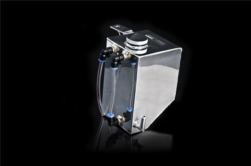 Weapon R 08-11 Mitsubishi Evo 2.0L Aluminum Coolant Overflow Tank Weapon R Coolant Reservoirs  AXOPROS