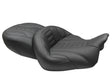 Mustang 15-21 Harley Freewheeler Super Touring Deluxe 1PC Seat - Black Mustang Motorcycle One-Piece Motorcycle Seats  AXOPROS