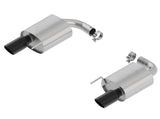 Borla Atak S Rear Section 15-17 Ford Mustang GT 5.0L V8 MT/AT 2.5in pipe 4in tip (Black Chrome) Borla Catback  AXOPROS