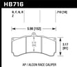 Hawk HPS Brake Pads w/ 0.710 Thickness - AP Racing Alcon Hawk Performance Brake Pads - Performance  AXOPROS