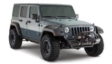 Bushwacker 07-18 Jeep Wrangler Unlimited Pocket Style Flares 2pc 4-Door Sport Utility Only - Black Bushwacker Fender Flares  AXOPROS
