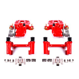 Power Stop 94-04 Ford Mustang Rear Red Calipers w/Brackets - Pair PowerStop Brake Calipers - Perf  AXOPROS