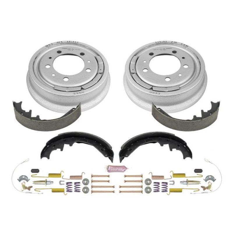 Power Stop 82-83 Jeep CJ5 Rear Autospecialty Drum Kit PowerStop Brake Drums  AXOPROS