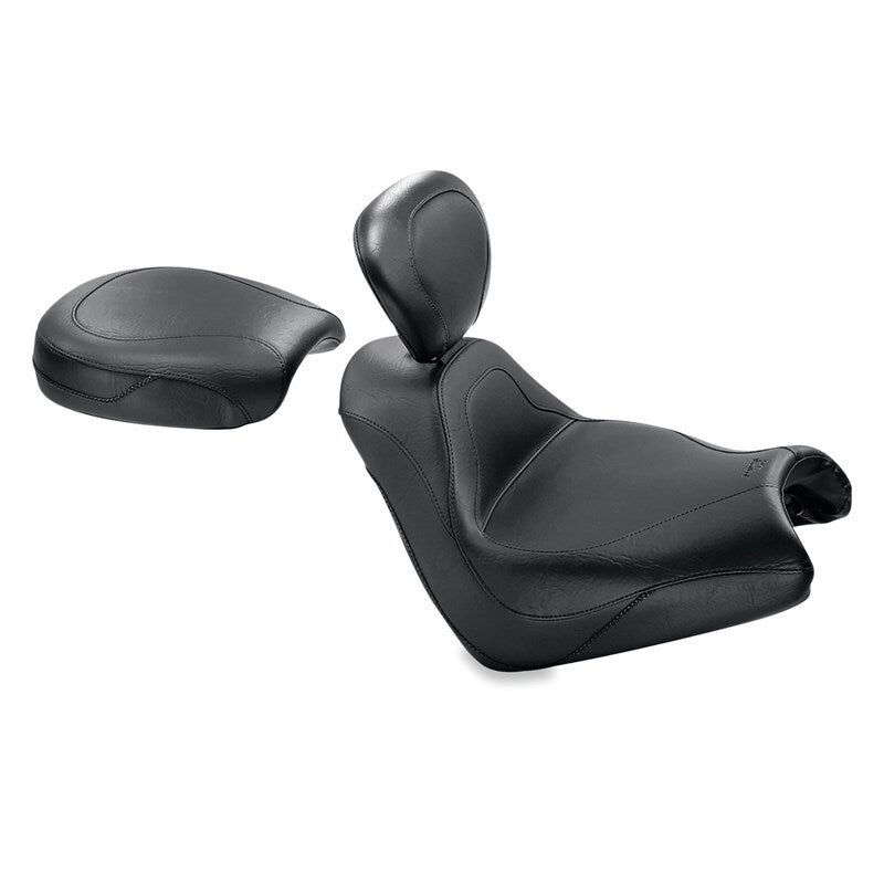 Mustang 05-08 Honda VTX1800F Sport Touring Passenger Seat - Black Mustang Motorcycle Passenger Motorcycle Seats  AXOPROS