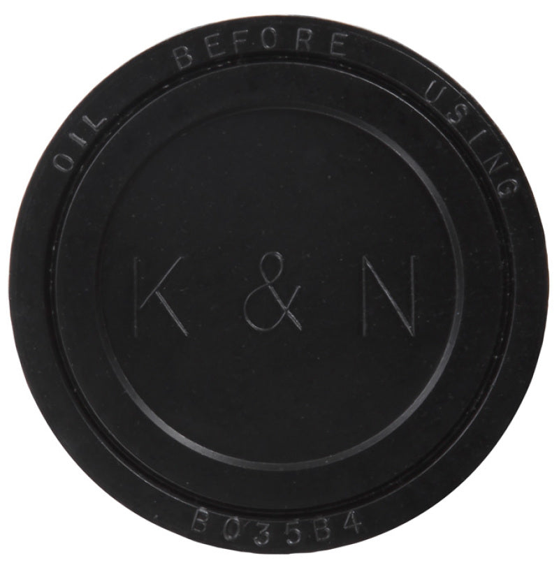 K&N Universal Rubber Filter 2.5in Flange ID x 3.5in OD x 5in Height K&N Engineering Air Filters - Universal Fit  AXOPROS