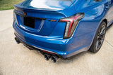 Corsa 2022-25 Caddy CT5 V Blackwing 3in. Cat-Back w/ Act. Exh. - Dbl X-Pipe - Twin 4.5in. BlkCF Tips CORSA Performance Catback  AXOPROS