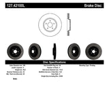StopTech Infiniti G37 / Nissan 370Z SportStop Slotted & Drilled Front Left Rotor Stoptech Brake Rotors - Slot & Drilled  AXOPROS