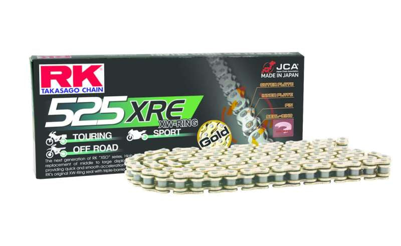RK Chain GB525XRE-114L XW-Ring - Gold RK Chain Chains  AXOPROS