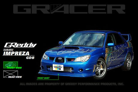 GReddy 06-07 WRX & STi Front Lip Spoiler FRP GReddy Spoilers  AXOPROS