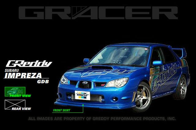 GReddy 06-07 WRX & STi Front Lip Spoiler FRP GReddy Spoilers  AXOPROS