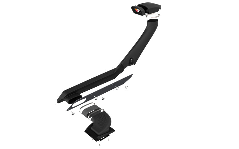 K&N 21-23 Ford Bronco 2.3L/2.7L Elevated Intake Kit (Snorkel) K&N Engineering Scoops & Snorkels  AXOPROS