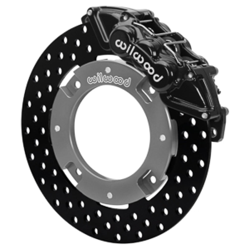 Wilwood 17-21 Can-Am X3RS Black 6-Piston Front Kit 11.25in - Drilled Rotors Wilwood Brake Kits - Performance Drill  AXOPROS