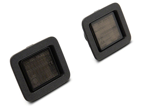 Raxiom Raxiom 07-14 Ford F-150 Axial Series LED License Plate Lamps- Smoked Bulbs aftermarket performance part