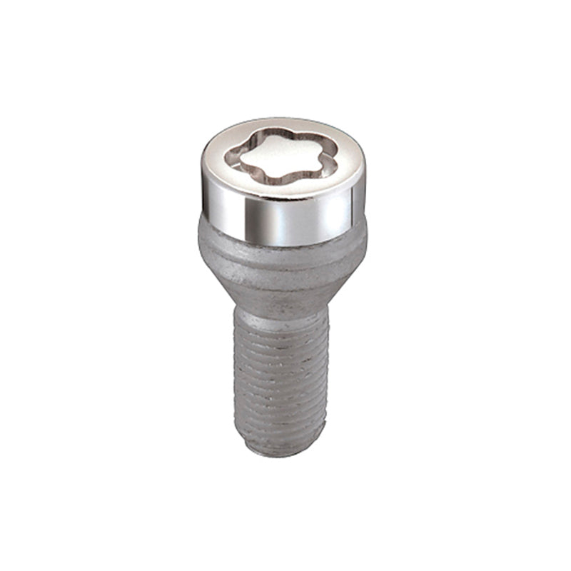 McGard Wheel Lock Bolt Set - 4pk. (Cone Seat) M14X1.5 / 19mm Hex / 31.0mm Shank Length - Chrome McGard Wheel Bolts  AXOPROS