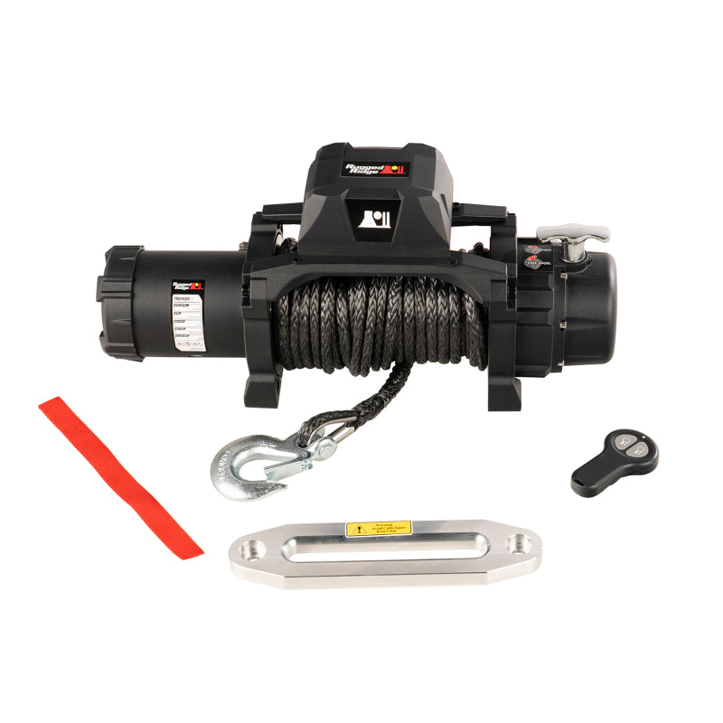 Rugged Ridge Trekker S10 Winch 10000lb Rope Wireless Rugged Ridge Winches  AXOPROS