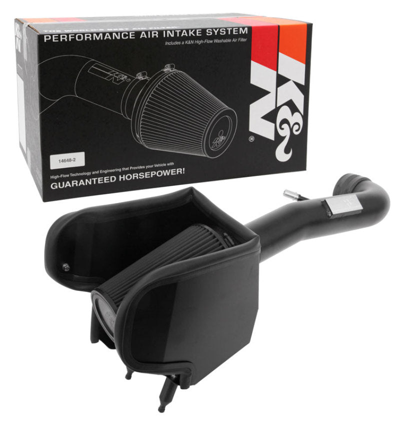 K&N 2018 Jeep Wrangler JL V6-3.6L F/I Blackhawk Performance Intake Kit (No Jeep Grand Cherokee) K&N Engineering Cold Air Intakes  AXOPROS
