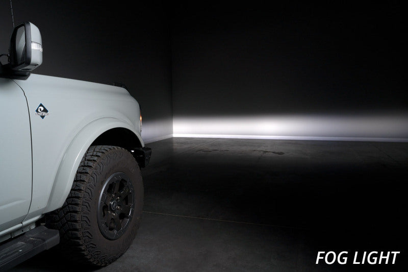 Diode Dynamics 21-Up Ford Bronco Stage Series Fog Pocket Kit - White Sport Diode Dynamics Fog Lights  AXOPROS