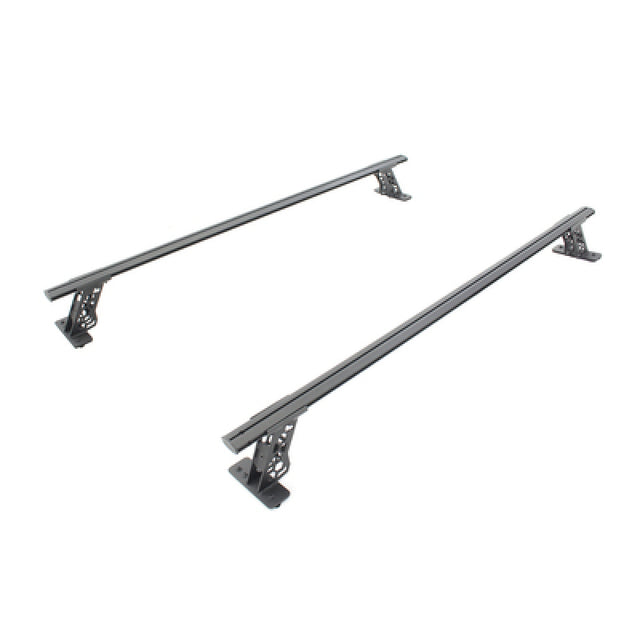 Go Rhino 15-22 Ford F-150 / 07-21 Toy. Tundra XRS Cross Bars Kit - Tex Blk (Attch Tonneau Cvr T-Trk) Go Rhino Truck Bed Rack  AXOPROS