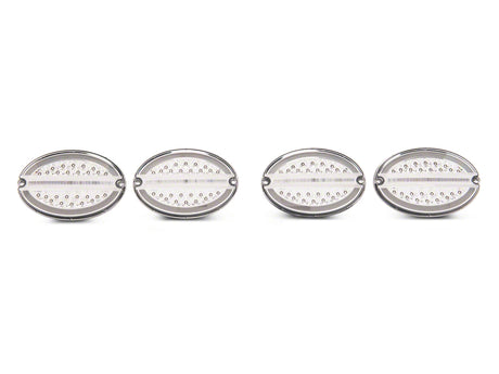 Raxiom Raxiom 97-04 Chevrolet Corvette C5 Axial Series LED Tail Lights- Chrome Housing (Clear Lens) Tail Lights aftermarket performance part