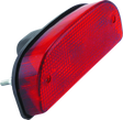 Bikers Choice Replacement Custom Fatbob Rear Taillight W/Red Lens Bikers Choice Tail Lights  AXOPROS