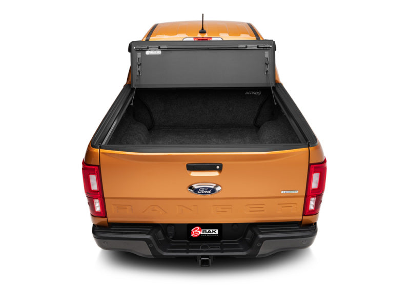 BAK 2024 Ford Ranger BAKFlip MX4 5ft Bed - Hard Folding BAK Tonneau Covers - Hard Fold  AXOPROS