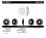 StopTech 90-01 Acura Integra (exc. Type R) / 01-05 Honda Civic / 07+ Honda Fit / 93-97 Del Sol VTEC Stoptech Brake Rotors - Slot & Drilled  AXOPROS