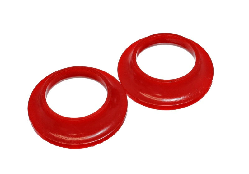 Energy Suspension 91-96 Chevrolet Full Size Red Rear Upper Coil Spring Isolators Energy Suspension Bushing Kits  AXOPROS