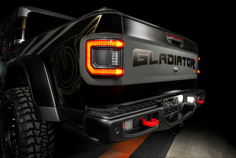 Oracle 2020+ Jeep Gladiator JT Flush Mount LED Tail Lights -  Tinted Lens ORACLE Lighting Tail Lights  AXOPROS