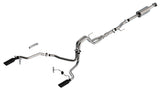 Borla F-150 2021 5.0L 4dr CC SB EC STB Lariat/KR/Platinm/LTD 3/2.25 SRE Cat-Back ATAK Black CHR Tips Borla Catback  AXOPROS