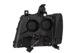 AlphaRex 07-14 Chevrole Tahoe PRO-Series LED Headlights Plank Style Blk w/Activ Light/Seq Signal/DRL AlphaRex Headlights  AXOPROS