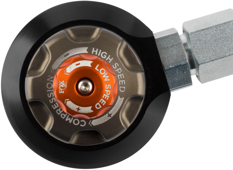 Fox 07-18 Jeep JK 2.5 Perf Elite Series Reservoir Shock Front 2.5in R/R 2.5-4in (Pair) w/ DSC Adj. FOX Shocks and Struts  AXOPROS
