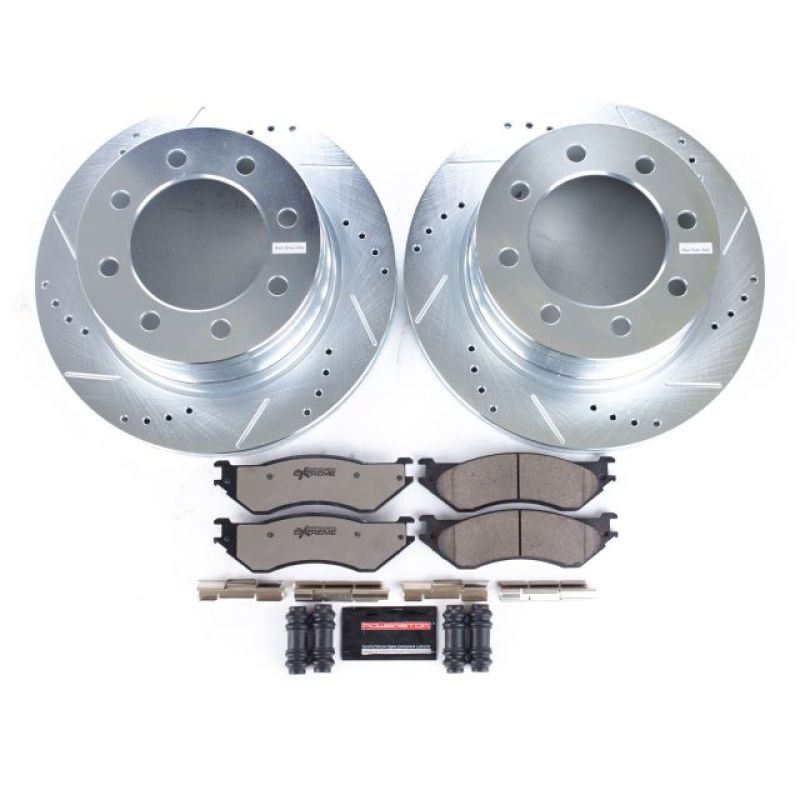 Power Stop 06-08 Dodge Ram 1500 Rear Z36 Truck & Tow Brake Kit PowerStop Brake Kits - Performance D&S  AXOPROS