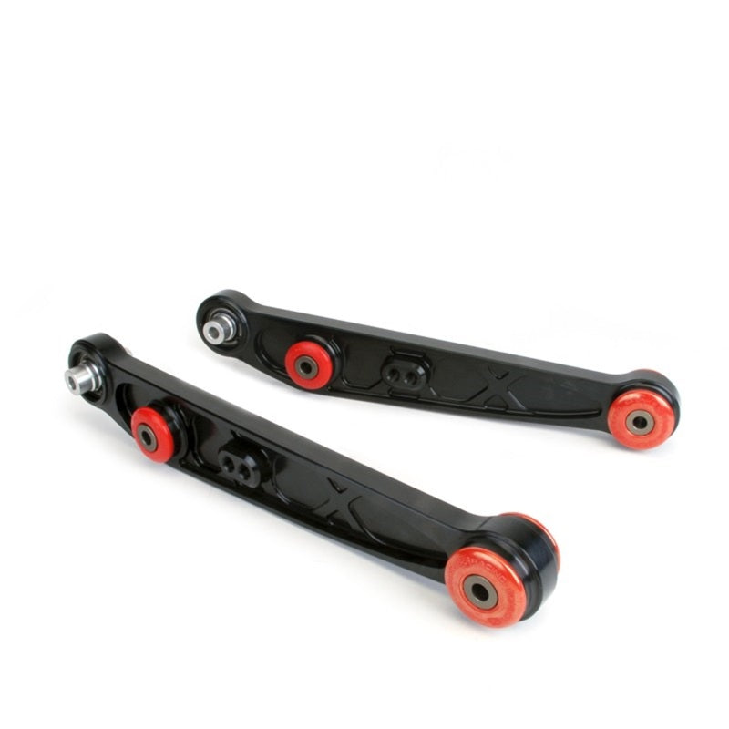 Skunk2 Honda/Acura EG/DC Alpha Series Rear Lower Control Arm Set - Black Skunk2 Racing Control Arms  AXOPROS