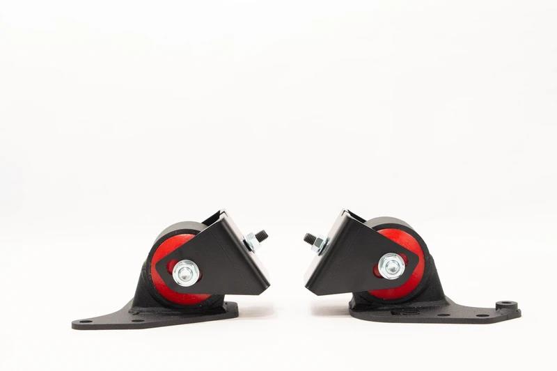 Innovative 94-97 Mazda Miata NA 1.8L Black Steel Replacement Mounts 60A Bushings (No Trans Mount) Innovative Mounts Engine Mounts  AXOPROS