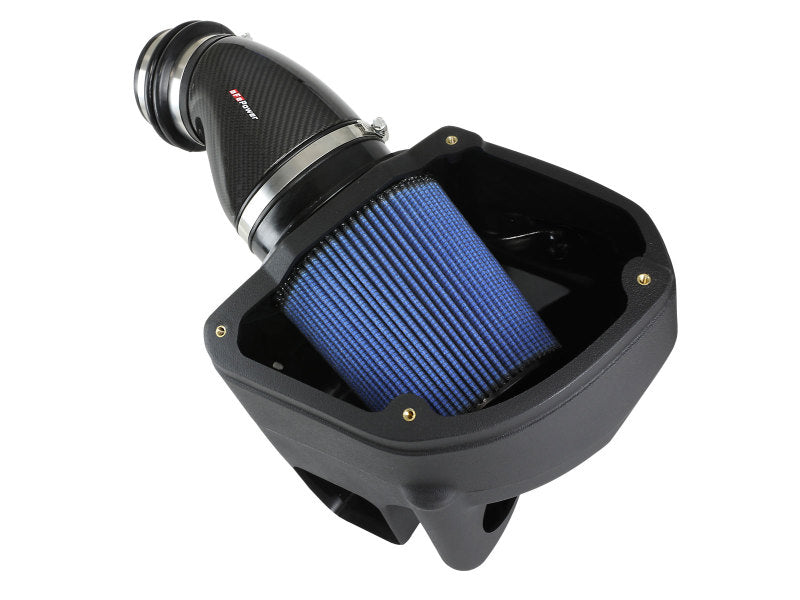 aFe Momentum Black Series Carbon Fiber Pro 5R Air Intake System BMW M5 (F90) 18-19 aFe Cold Air Intakes  AXOPROS
