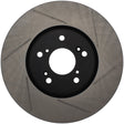 StopTech Power Slot Slotted 04-08 Accura TL (Brembo Caliper) Front Right Rotor Stoptech Brake Rotors - Slotted  AXOPROS