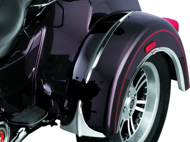 Kuryakyn Top Fender Accent For Trikes Chrome Kuryakyn Exterior Trim  AXOPROS