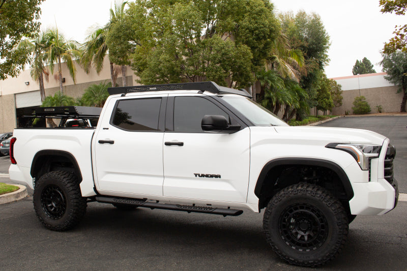 Go Rhino 22-23 Toyota Tundra CrewMax Ceros Low Profile Roof Rack - Tex. Blk Go Rhino Roof Rack  AXOPROS