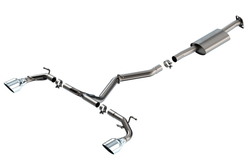 Borla 22-23 Subaru BRZ/Toyota GR86 2.4L RWD AT/MT S-Type Catback Exhaust - Polished Tips Borla Catback  AXOPROS