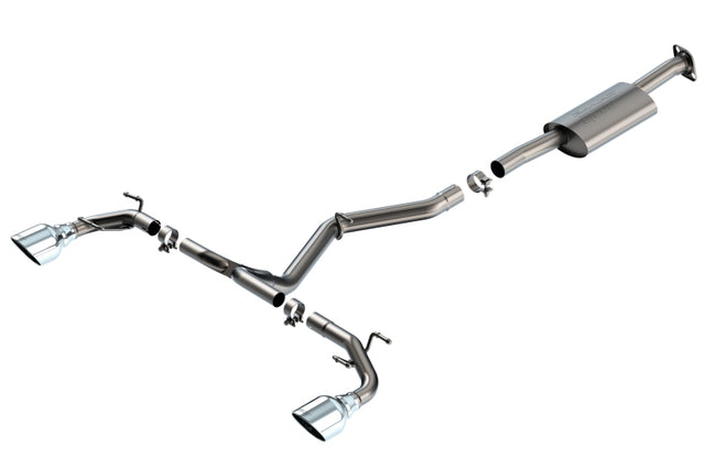Borla 22-23 Subaru BRZ/Toyota GR86 2.4L RWD AT/MT S-Type Catback Exhaust - Polished Tips Borla Catback  AXOPROS