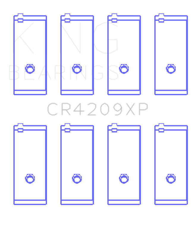 King Toyota 3SGTE Performance Rod Bearing Set - Size STD King Engine Bearings Bearings  AXOPROS