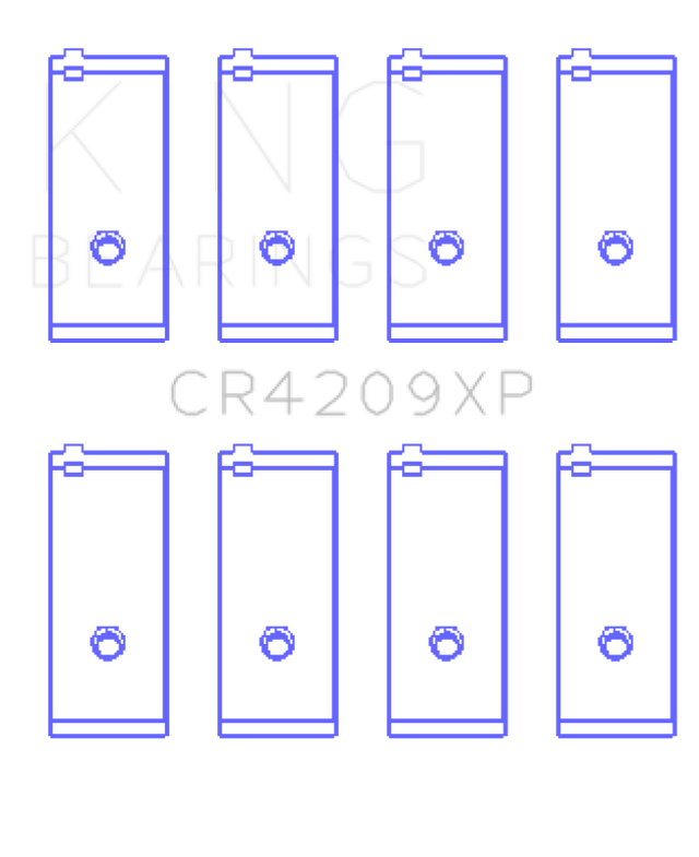 King Toyota 3SGTE Performance Rod Bearing Set - Size STD King Engine Bearings Bearings  AXOPROS