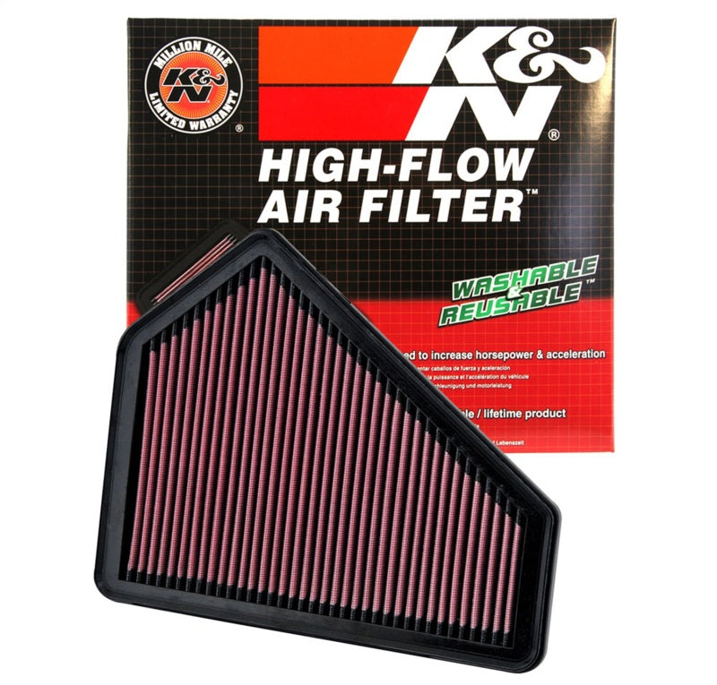 K&N Replacement Air Filter CADILLAC CTS/CTS-V 3.6L-V6; 2008 K&N Engineering Air Filters - Drop In  AXOPROS